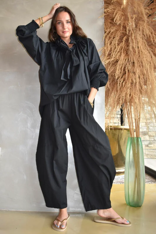 Paloma Poet Blouse Black
